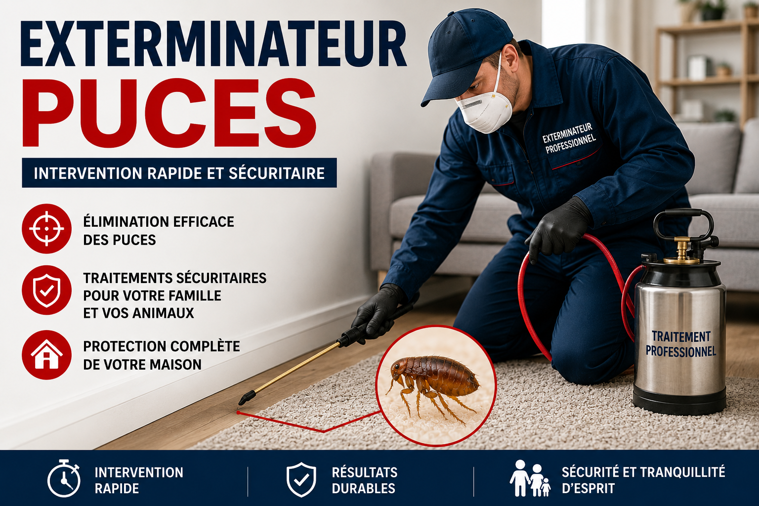 Comprendre le problème des puces